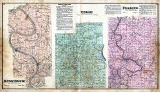 Muskingum Township, Union Township, Fearing Township, Washington County 1875